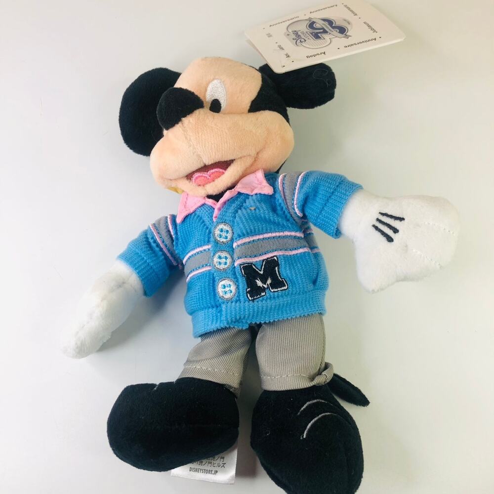 Disney Store 30th Anniversary Mickey Mouse Plush Doll Cast Member Exclusive NWT